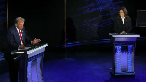 Harris y Trump se sacaron chispas en el debate presidencial