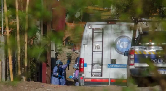 Investigan un crimen en el barrio ARA San Juan