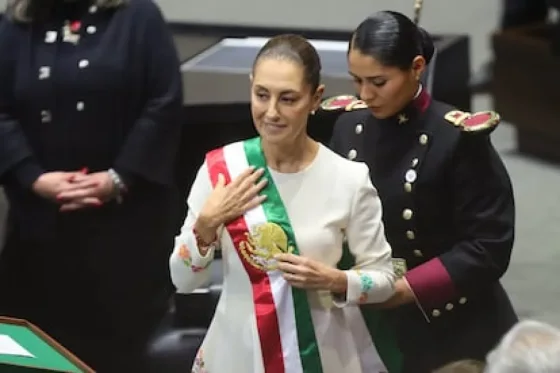 Claudia Sheinbaum asumió como nueva presidente de México