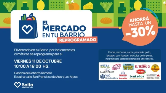 Se realizará una nueva edición de “El mercado en tu barrio” en zona oeste