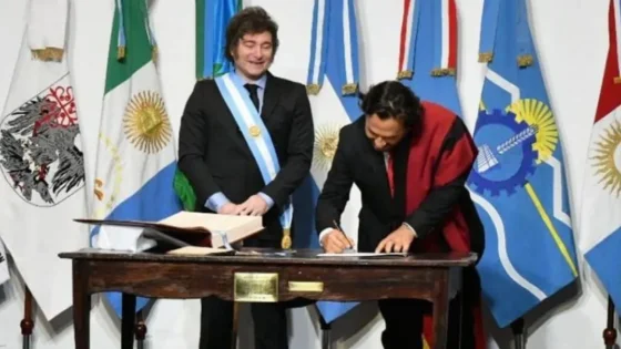 Milei felicitó a Sáenz por la inauguración de la planta de Posco