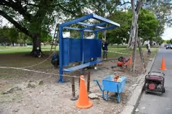 Colocaron nuevos paradores en distintos puntos de la ciudad