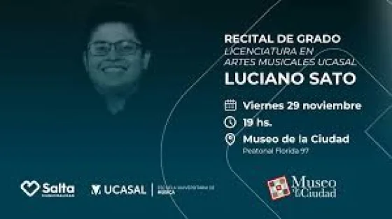 Salteños y turistas podrán disfrutar de un concierto de grado