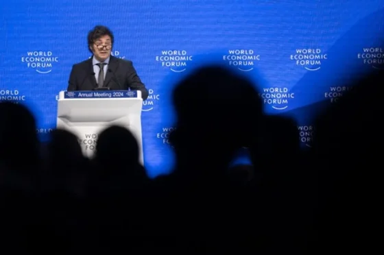 Milei llegó a Suiza para participar del Foro de Davos