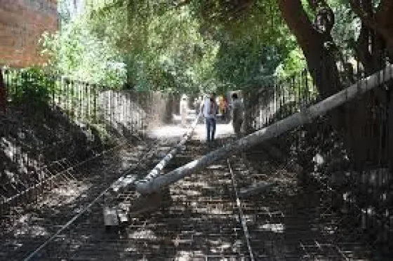 Canal Tinkunaku: el revestimiento presenta un 60 % de avance