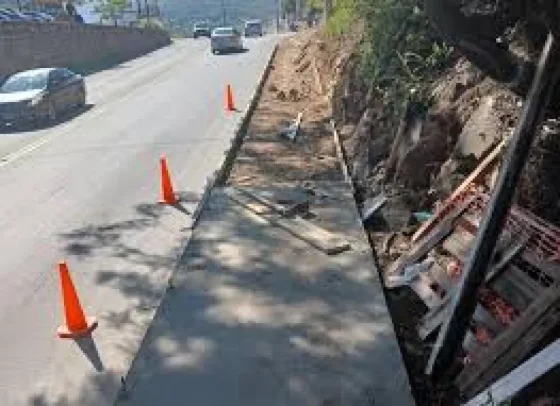 Avanzan los trabajos de nueva caminaría en el acceso a Salta