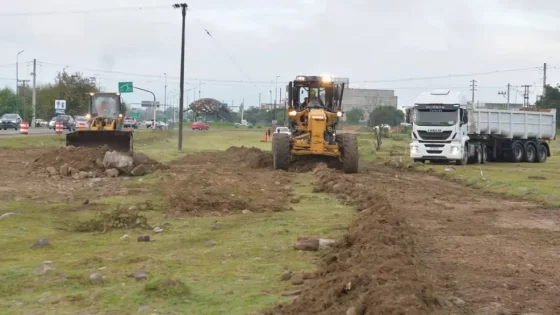 Se reactivó la construcción del puente de Vaqueros