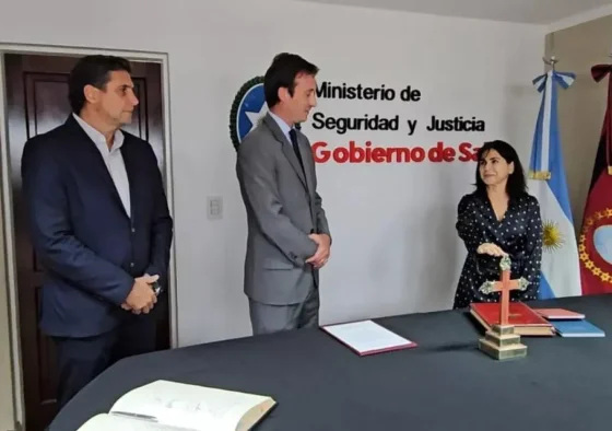 Soraya Dipp juró como Secretaria de Justicia