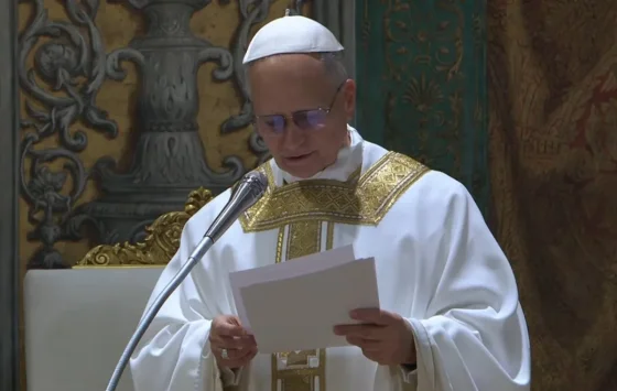 En su primera homilía, el papa León XIV citó palabras de Francisco