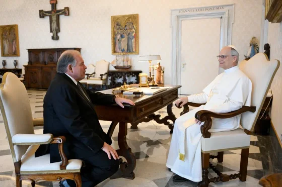 El papa recibió en una audiencia privada a Gerardo Werthein y a Sandra Pettovello