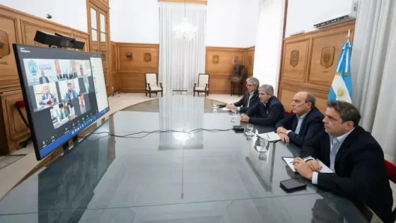Sáenz participó de la videoconferencia convocada por Francos y Caputo