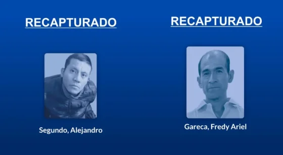 La Policía recapturó a dos evadidos que eran intensamente buscados en el norte provincial