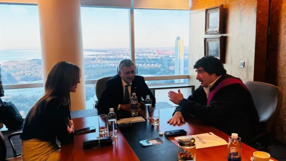 De los Ríos se reunió con el presidente de YPF por el pozo de Lomas de Olmedo