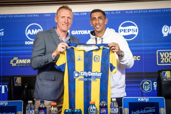 Di María fue presentado en Rosario Central: “Estar acá es algo que soñaba”