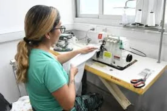 Fábrica Municipal: se inauguró la segunda sala de costura