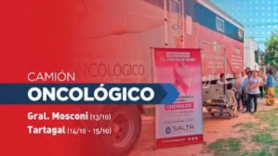 Continúa la atención del camión oncológico en el norte provincial