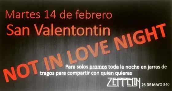 #AntiSanValentin Zeppelin trae una propuesta para los solteros