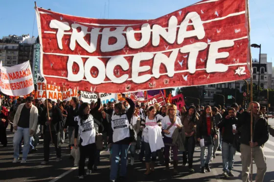Movilización de Tribuna Docente