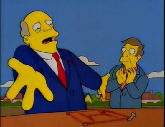 Sigmund Skinner le roba a Chalmers la "H" de Hunday