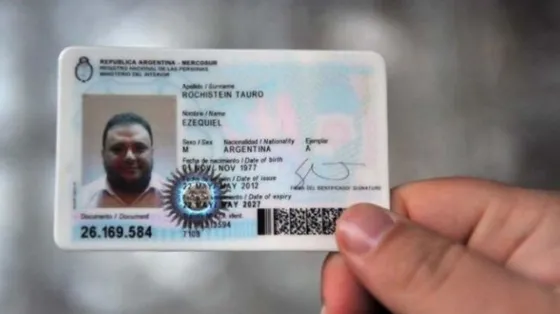 El 1 se acaban las chances, tenés que renovar el DNI